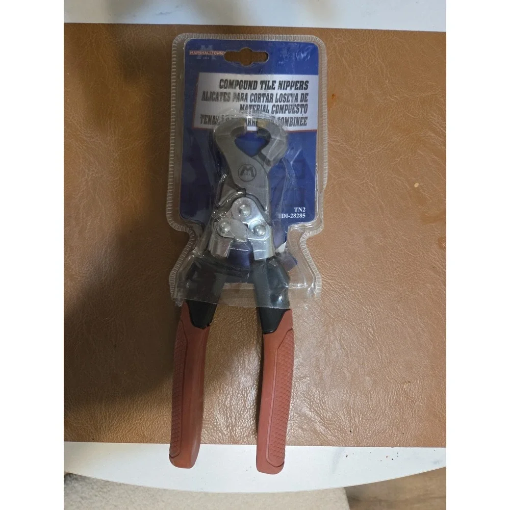 Marshalltown Compound Tile Nippers Soft Grip Tile Cutter Item #TN2 EDI-28285